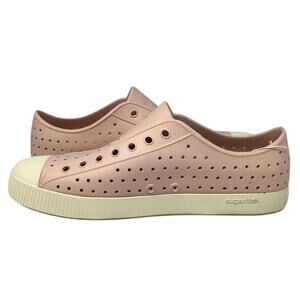 Native Shoes Men's 12 Chameleon Pink Jefferson Slip On Perforated Sneakers P2-68